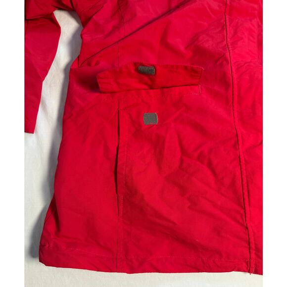 Lands' End Women's Outrigger Mesh Lined Jacket Size 1X 16w-18w Red Hood - Picture 3 of 12